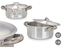 Cacerola aluminio 16 cm: Ligera, duradera y excelente cocción
