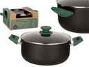 Cacerola prensado Green: Cocina saludable y fácil 24 cm con tapa