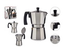 Cafetera de aluminio 6 tazas con asa: perfecta para tu café diario