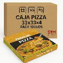 Caja Pizza 33x33x4