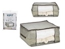 Caja guarda ropa gris: espacio ordenado y práctico para tu hogar