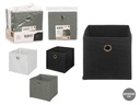 Caja plegable organizadora 20x20x20cm surtido 3 colores neutros