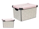 Caja plástico 17L Vibes con asa: organización y estilo en tu hogar