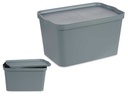 Caja plástico con tapa 24l gris: ideal para organizar tu hogar