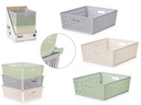 Caja soporte extensible grande surtida en 3 colores duraderos
