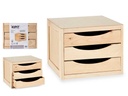 Cajonera madera 3 cajones: estilo y organización para tu hogar