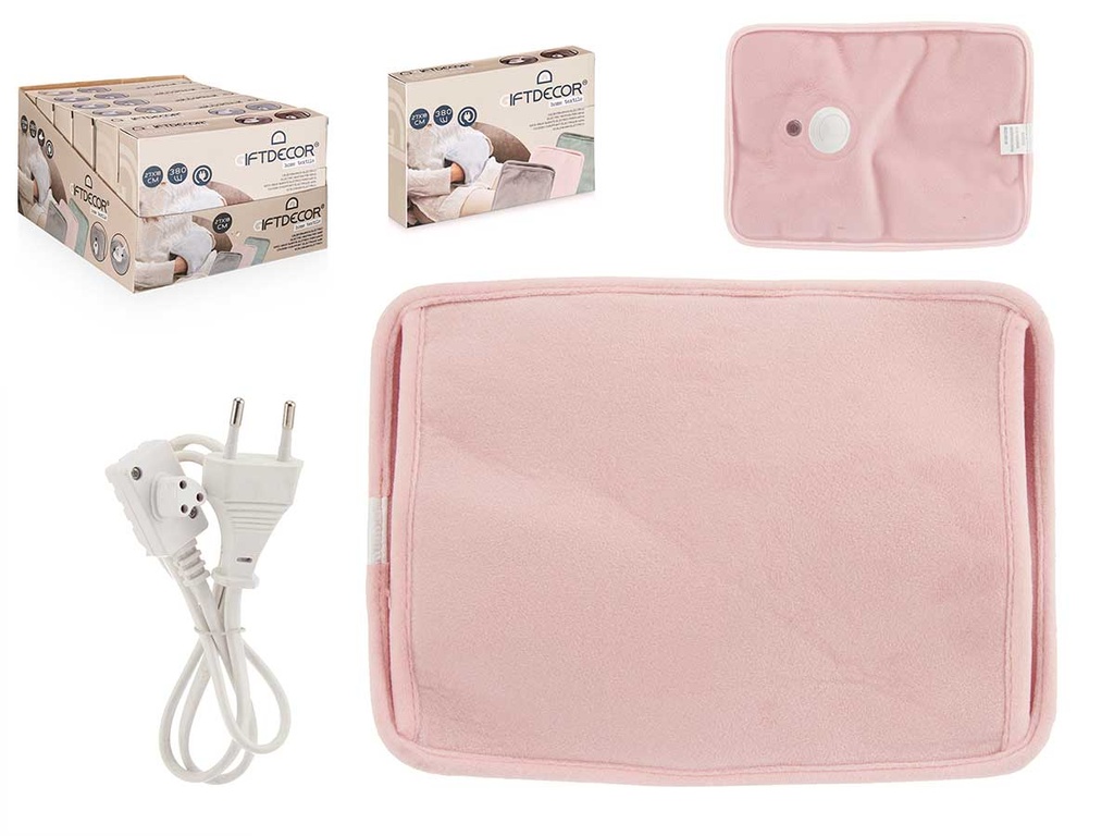 Calientamanos eléctrico rosa: Calidez instantánea y práctica portátil