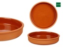 Cazuela barro 23 cm color marrón: Ideal para cocinar con sabor