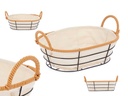 Cesta asas metal ovalada: Estilo y funcionalidad para tu hogar