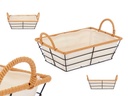 Cesta asas metal rectangular: Organiza con estilo y durabilidad