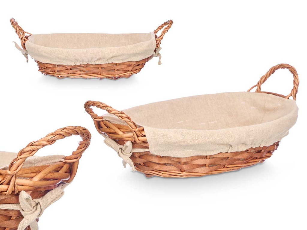 Cesta asas ovalada: Elegancia y funcionalidad para tu hogar