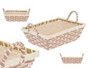 Cesta asas trenzado rectangular: Estilo y organización en tu hogar