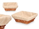 Cesta cuadrada mimbre madera: Elegancia y utilidad para tu hogar