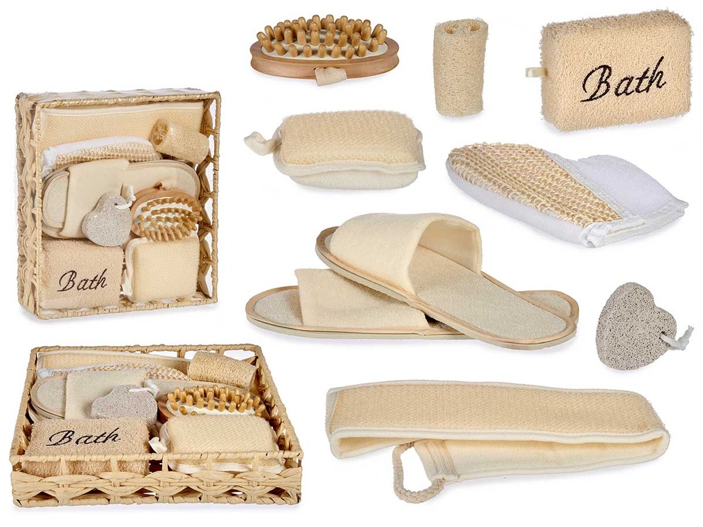Cesta rattan cuadrada: organización elegante para tu baño en 2 colores