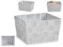 Cesta tela cónica rectángulo pequeña blanca: estilo y organización