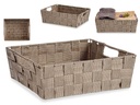 Cesta tela rect 23 cm natural: Diseño elegante para tu hogar