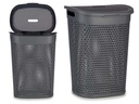 Cesto Ropa con Tapa 60L Antracita: Orden y Estilo en Tu Hogar