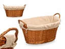 Cesto asas mimbre ovalado: Elegancia y funcionalidad para tu hogar