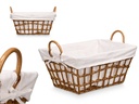 Cesto rectangular asas natural: estilo y organización en tu hogar