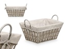 Cesto rectangular gris - Organiza tu espacio con estilo y elegancia