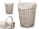 Cesto redondo asas gris: Elegancia y funcionalidad para tu hogar