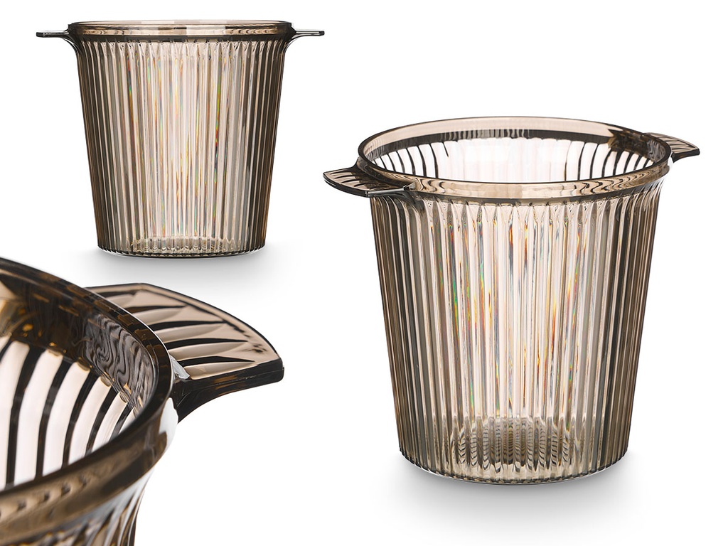 Champañera rayas gris 2,2L: Estilo y elegancia para tu mesa