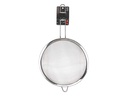 Colador de acero con soporte de 24 cm: durabilidad y practicidad