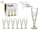 Copa cava verde 170ml: Elegancia y frescura para tus brindis