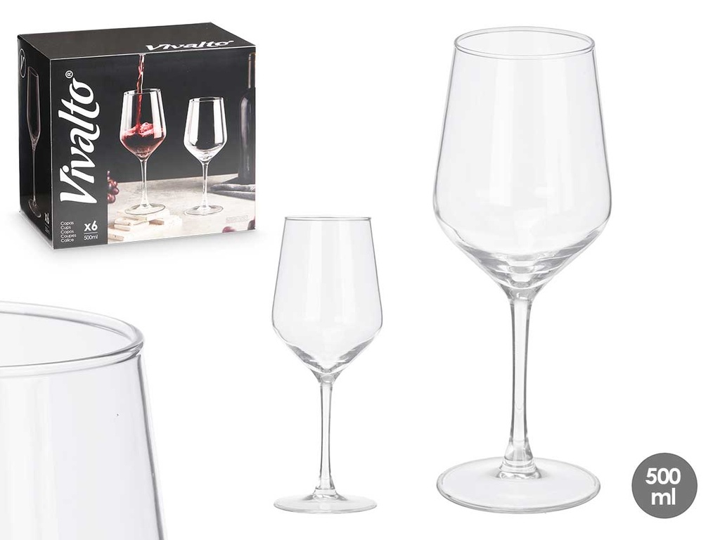 Copa de vino 500 ml: Elegancia y estilo en cada sorbo