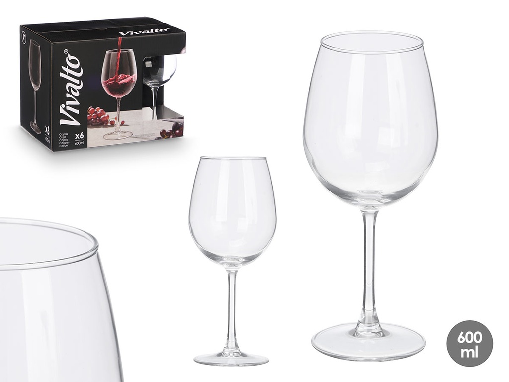 Copa vino 600 ml: Elegancia y Versatilidad para tus Brindis