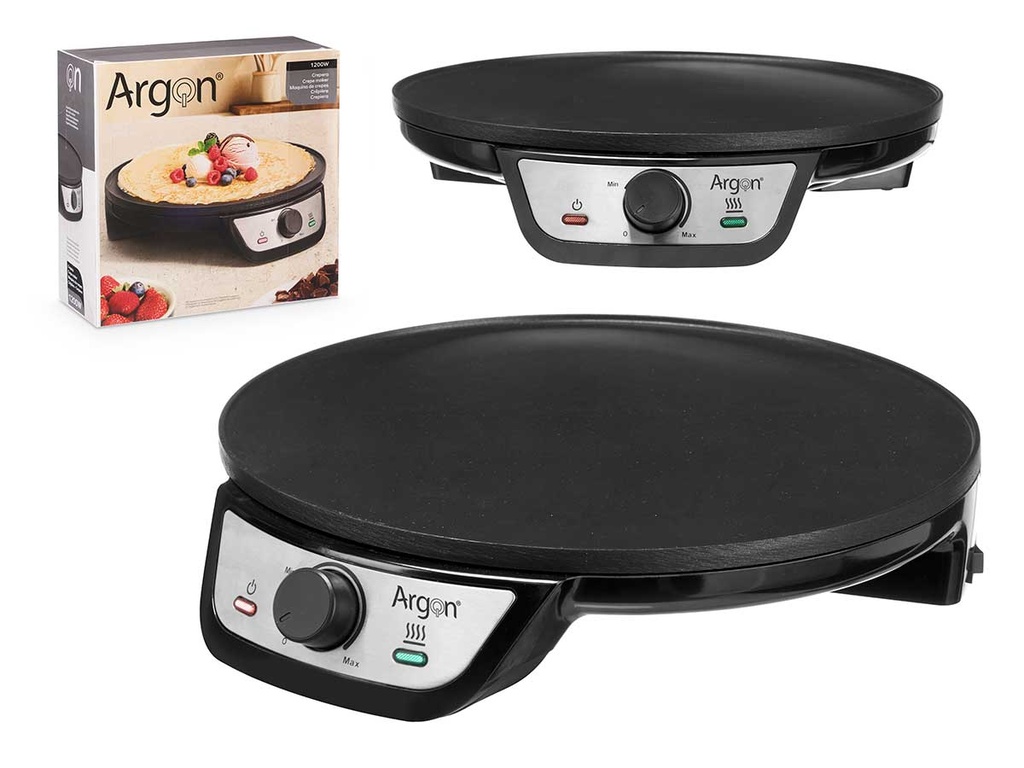 Crepera acero negra 1200w: Deliciosas crepas en minutos fáciles