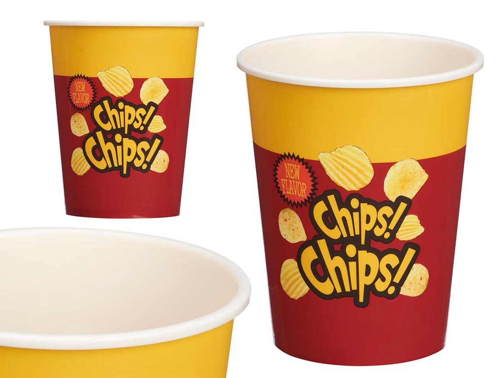 Cubo Chips S: Perfecto para compartir y disfrutar tus snacks favoritos