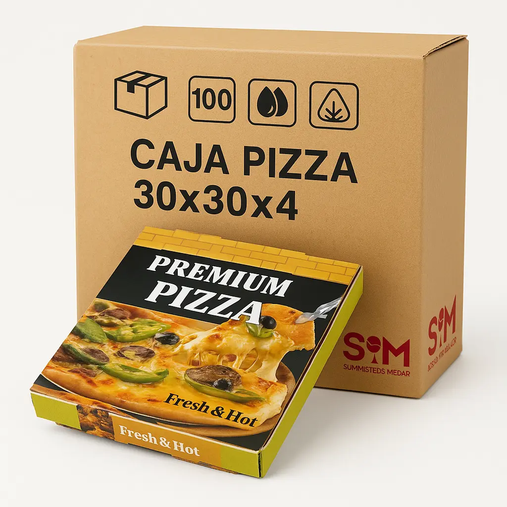 Caja Pizza 30x30x4