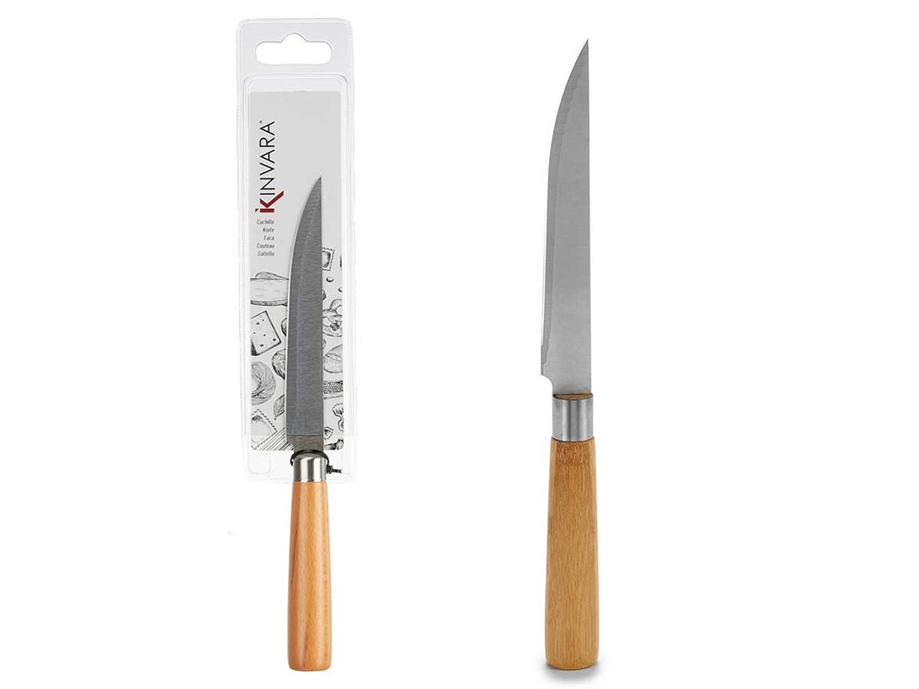 Cuchillo pequeño mango madera: precisión y estilo en tu cocina