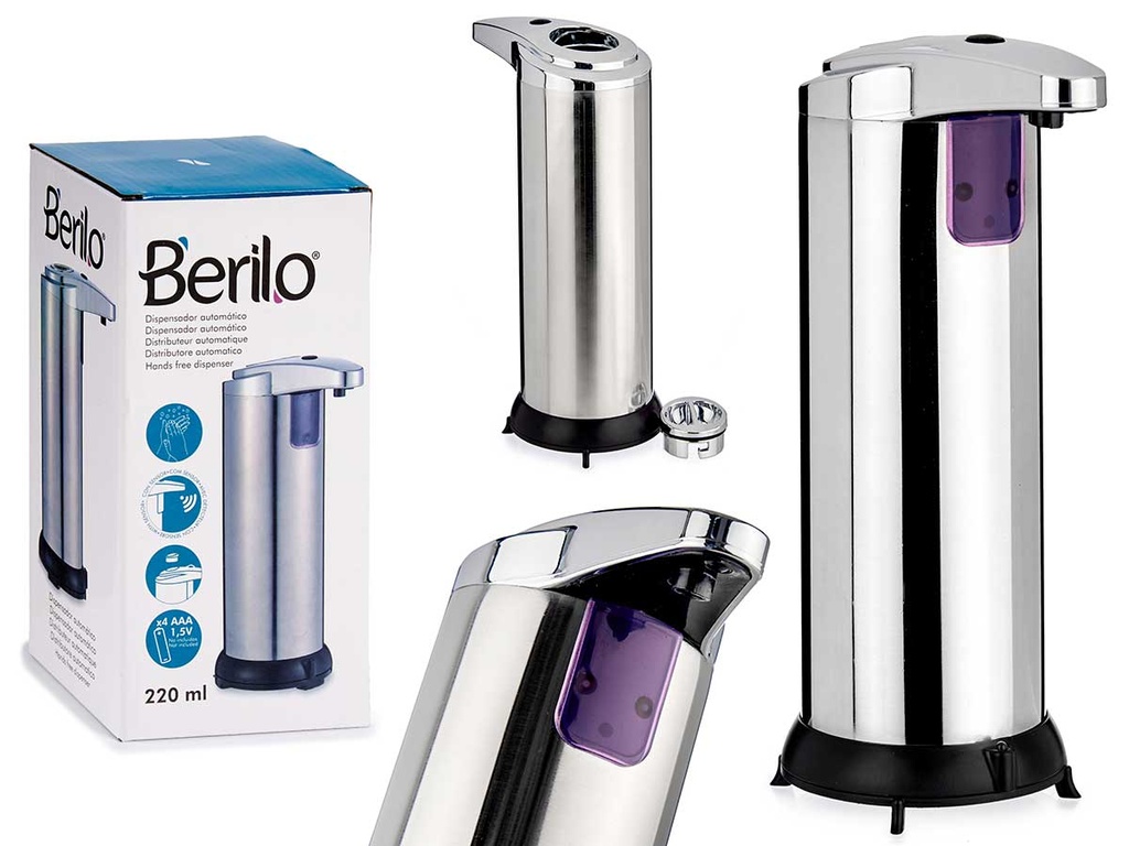 Dispensador con sensor 220ml: Higiene y comodidad al instante