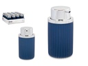 Dispensador de jabón de plástico 420ml azul, práctico y elegante