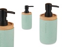 Dosificador de resina bambú menta: Estilo y funcionalidad unidos