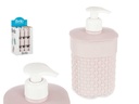 Dosificador plástico rosa 580ml: Funcionalidad y estilo en baño