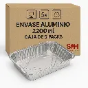 Envase Aluminio 2200ml