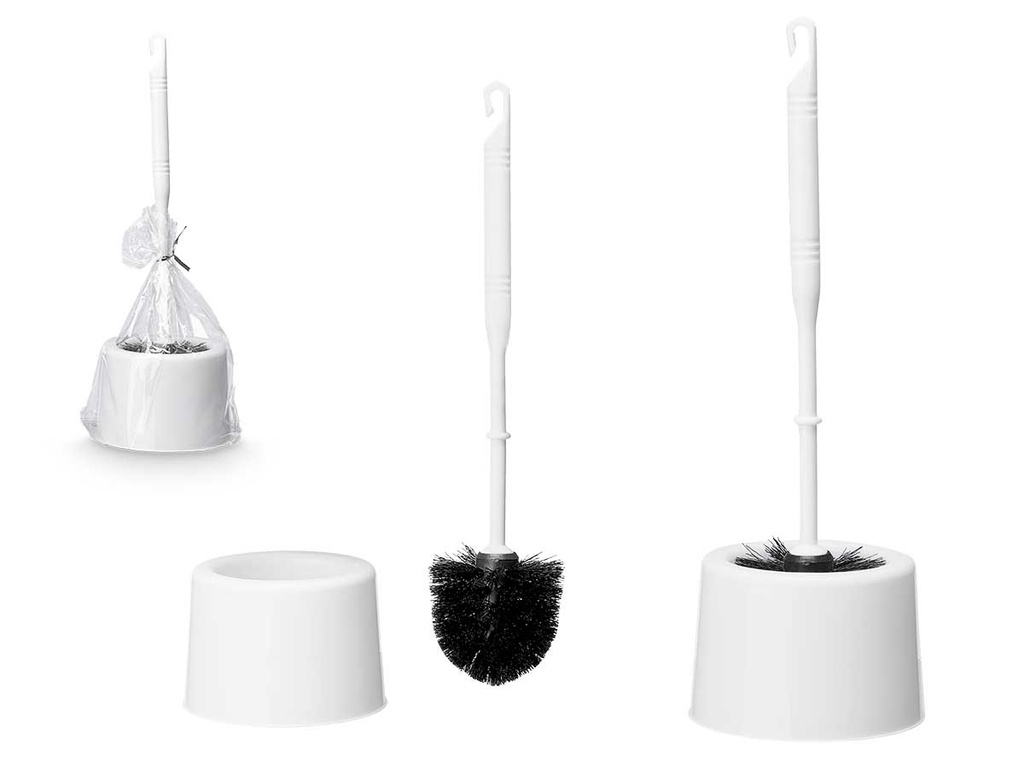 Escobillero blanco negro: elegancia y funcionalidad para tu baño