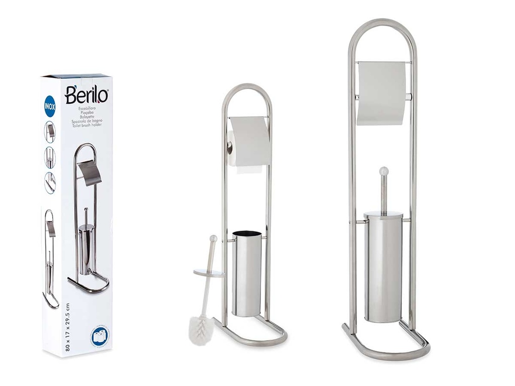 Escobillero metal alto cromado: Elegancia y Durabilidad para Tu Baño