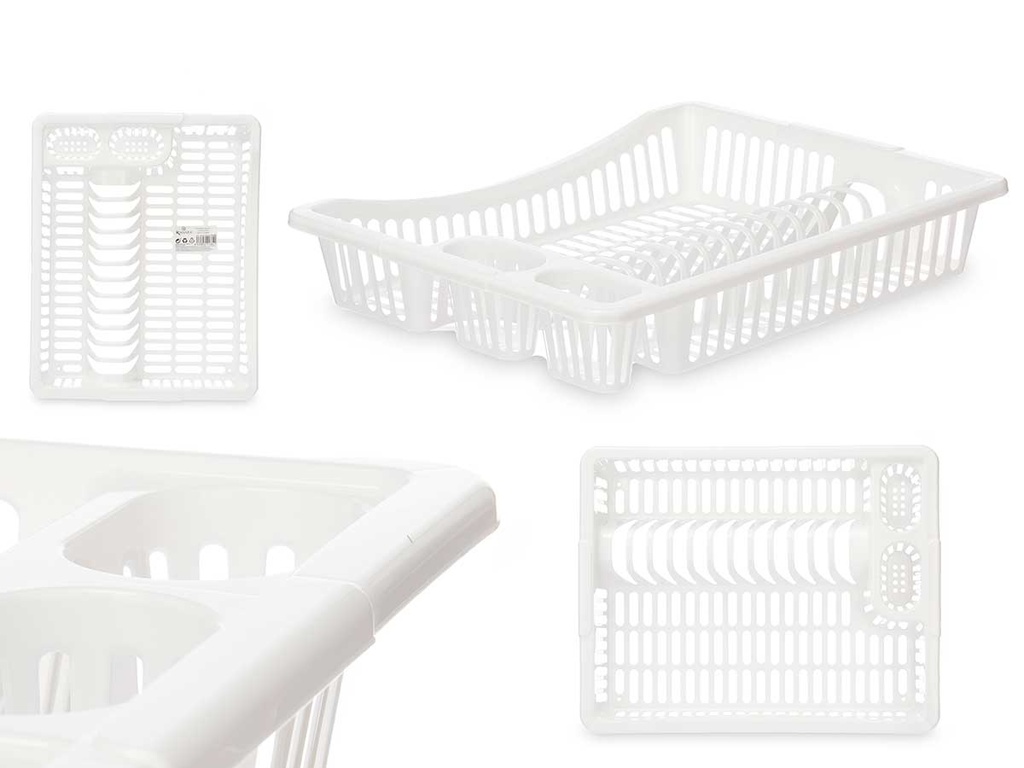 Escurreplatos grande blanco: organización y estilo en tu cocina
