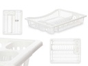 Escurreplatos grande blanco: organización y estilo en tu cocina