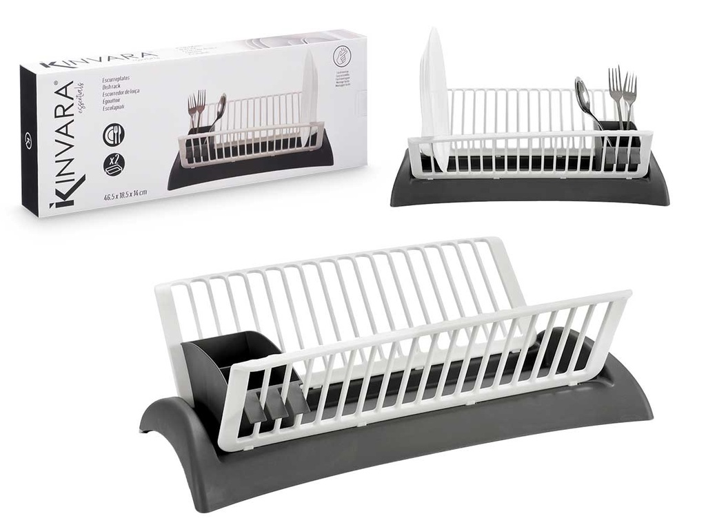 Escurreplatos gris blanco: Organiza tu cocina con estilo y orden