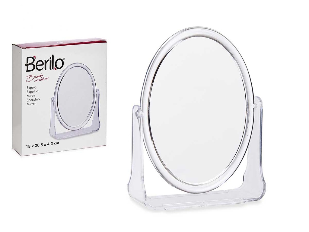 Espejo metacrilato ovalado ligero y elegante para tu hogar