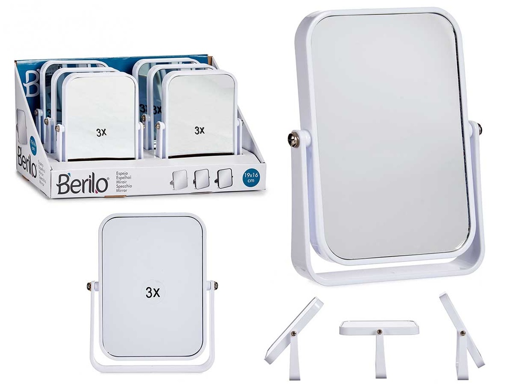 Espejo plástico cuadrado blanco: Elegancia y luminosidad para tu hogar