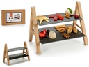 Estante pizarra 2 pisos rectangular: organiza y decora con estilo