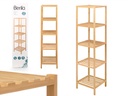 Estantería bambú 5 estantes: elegancia y funcionalidad en tu hogar