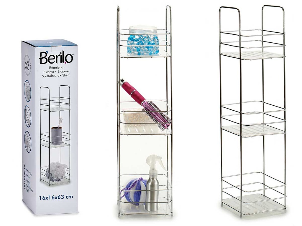 Estantería metal cuadrada 3 pisos: estilo y funcionalidad en tu hogar