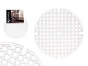 Esterilla fregadero redonda transparente, ideal para tu cocina